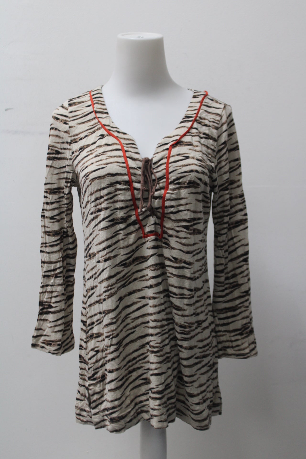 Loft Women's Top Beige M Pre-Owned