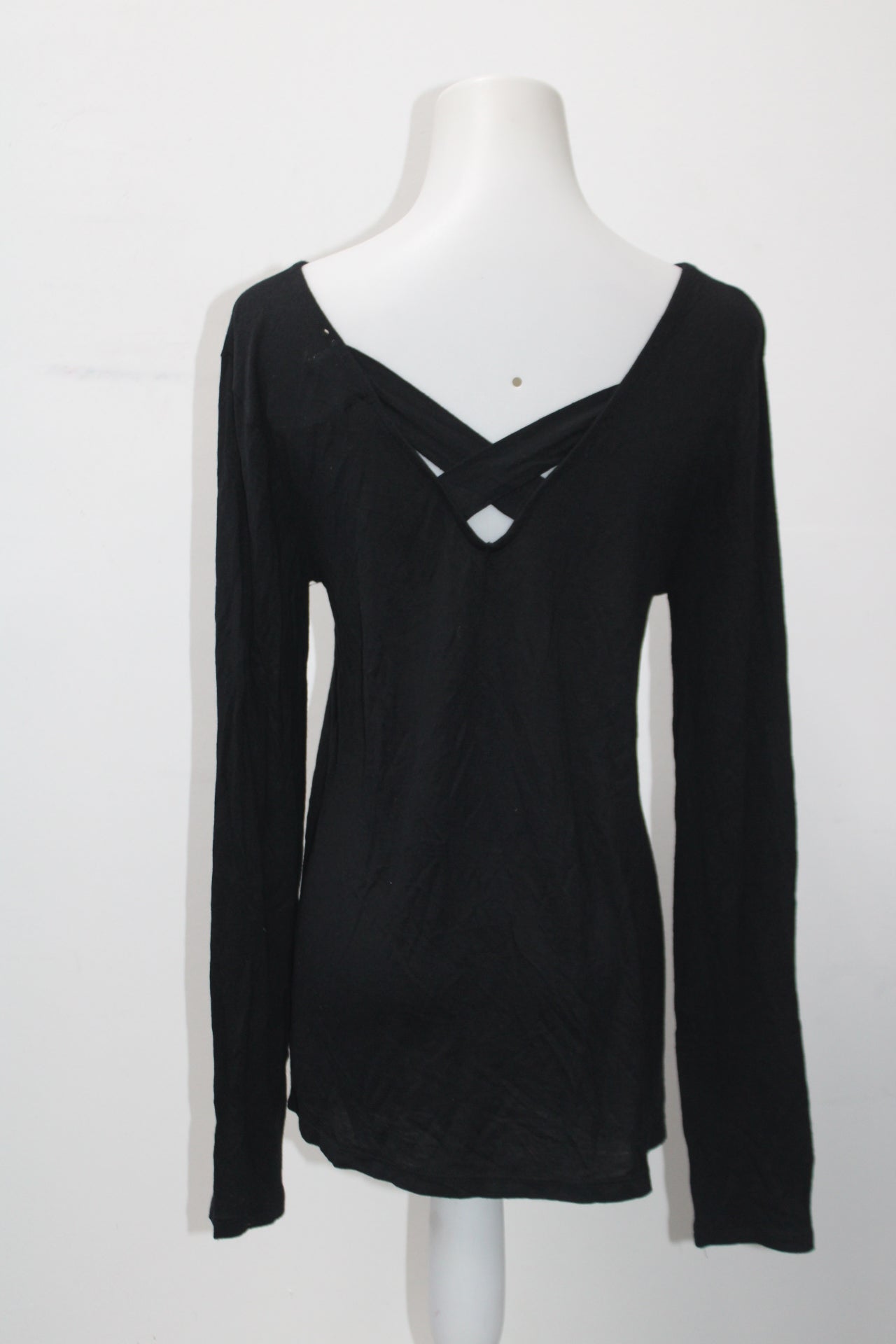 Glitz Women's Top Black M Pre-Owned