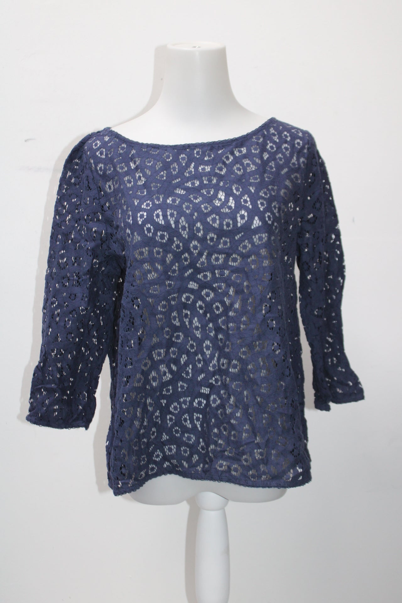 Loft Women's Top Blue M Pre-Owned