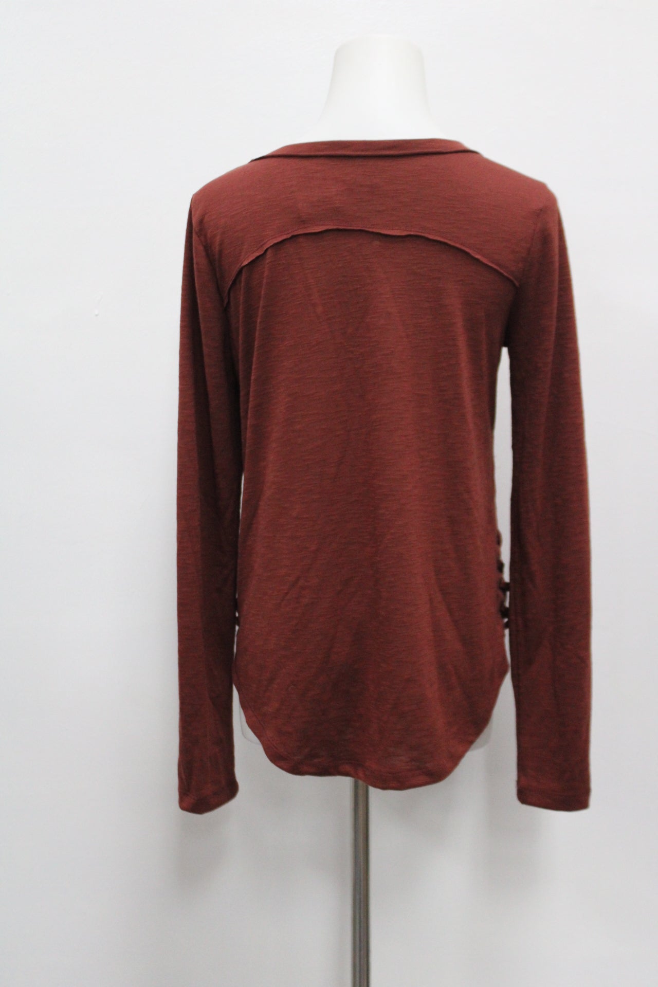 Muda Women Scoopneck T-Shirt, Brown Small - Pre-Owned 1017UA3C