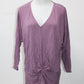 Soho Women's Top Purple M Pre-Owned