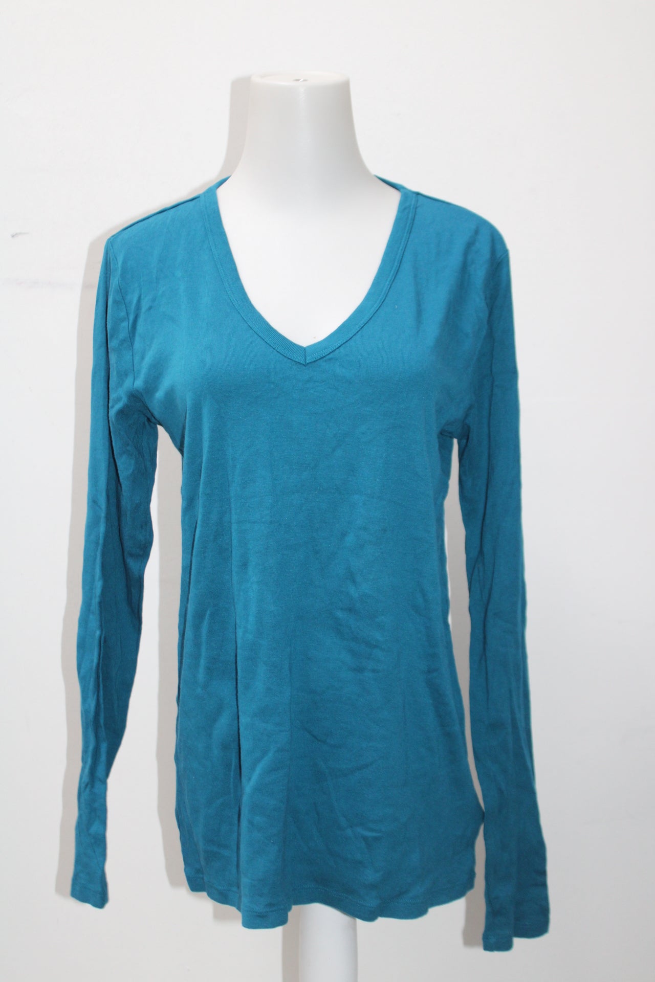 Gap Women's Top Blue L Pre-Owned