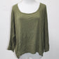 Aero  Women's Top Green L Pre-Owned