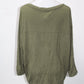 Aero  Women's Top Green L Pre-Owned