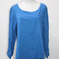 Croft & Barrow Women's Top Blue XL Pre-Owned