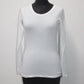 No Boundaries Women's Top White M Pre-Owned