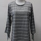 Tickled Tal Women's Top Gray XL Pre-Owned