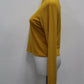 Olivia Rae Women Cropped T-Shirt, Yellow, Medium - Pre-Owned 1073UA3C