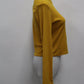 Olivia Rae Women Cropped T-Shirt, Yellow, Medium - Pre-Owned 1073UA3C