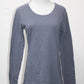 No Boundaries Women's Top Blue L Pre-Owned