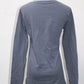 No Boundaries Women's Top Blue L Pre-Owned