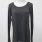 Bordeaux Women's Top Gray xs Pre-Owned