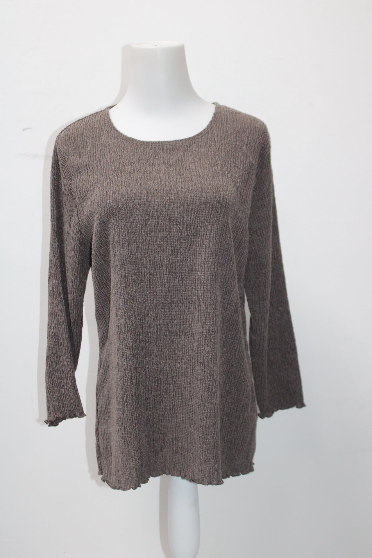 Croft & Barrow Women's Top Brown M Pre-Owned