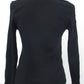 INC Sweater Top Petite Multi-Directional Ribbed Deep Black PM akrutinirali