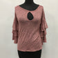 William Rast Women's Top Viscose Pink S New Without Tags