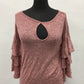 William Rast Women's Top Viscose Pink S New Without Tags