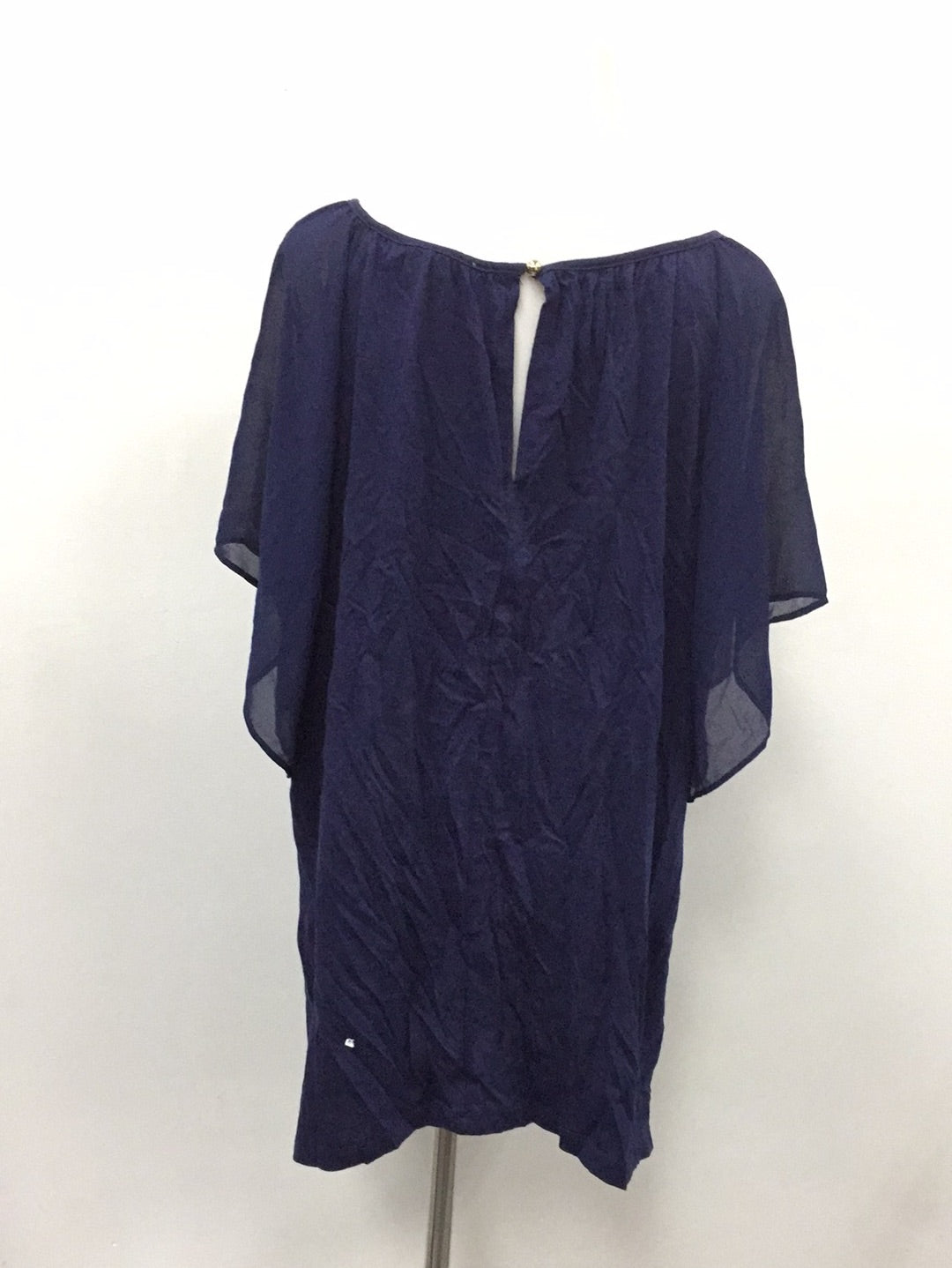 Michael Kors Scoop-Neckline Top True Navy XL