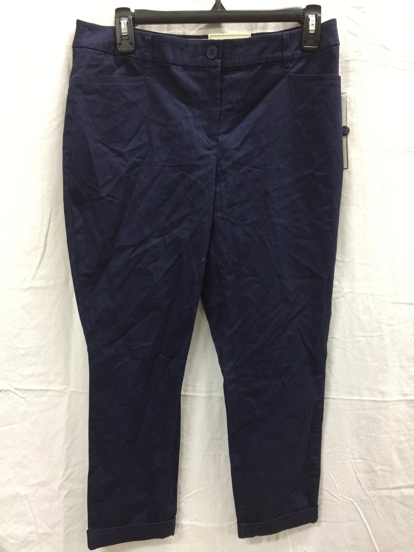 Charter Club Petite Slim-Fit Rolled Chino P Intrepid Blue 8P