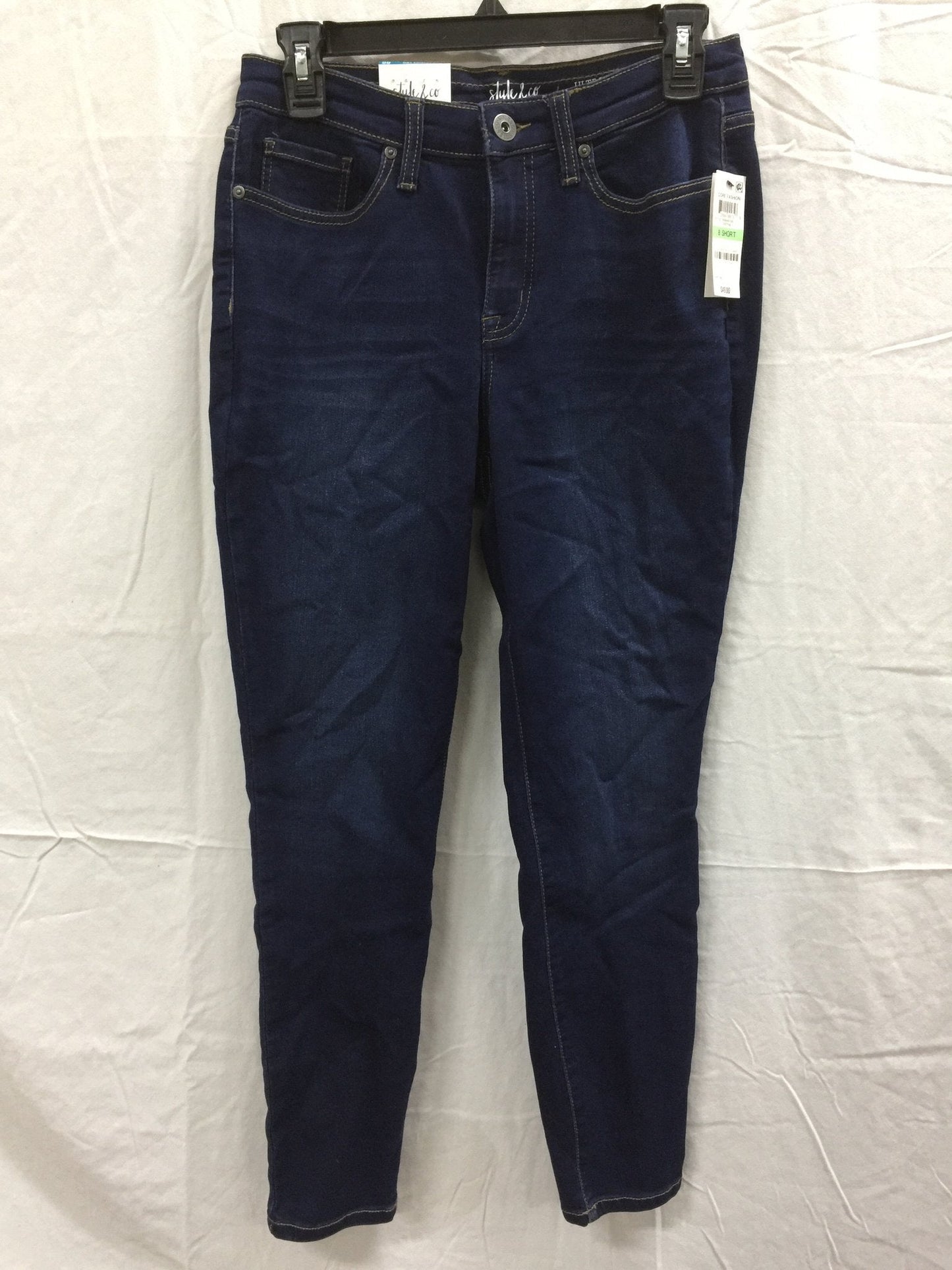 Style & Co 5 Pocket Ultra Skinny Jeans  Blue 8 S