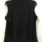 THALIA SODI Solid Mockneck Sweater Black M