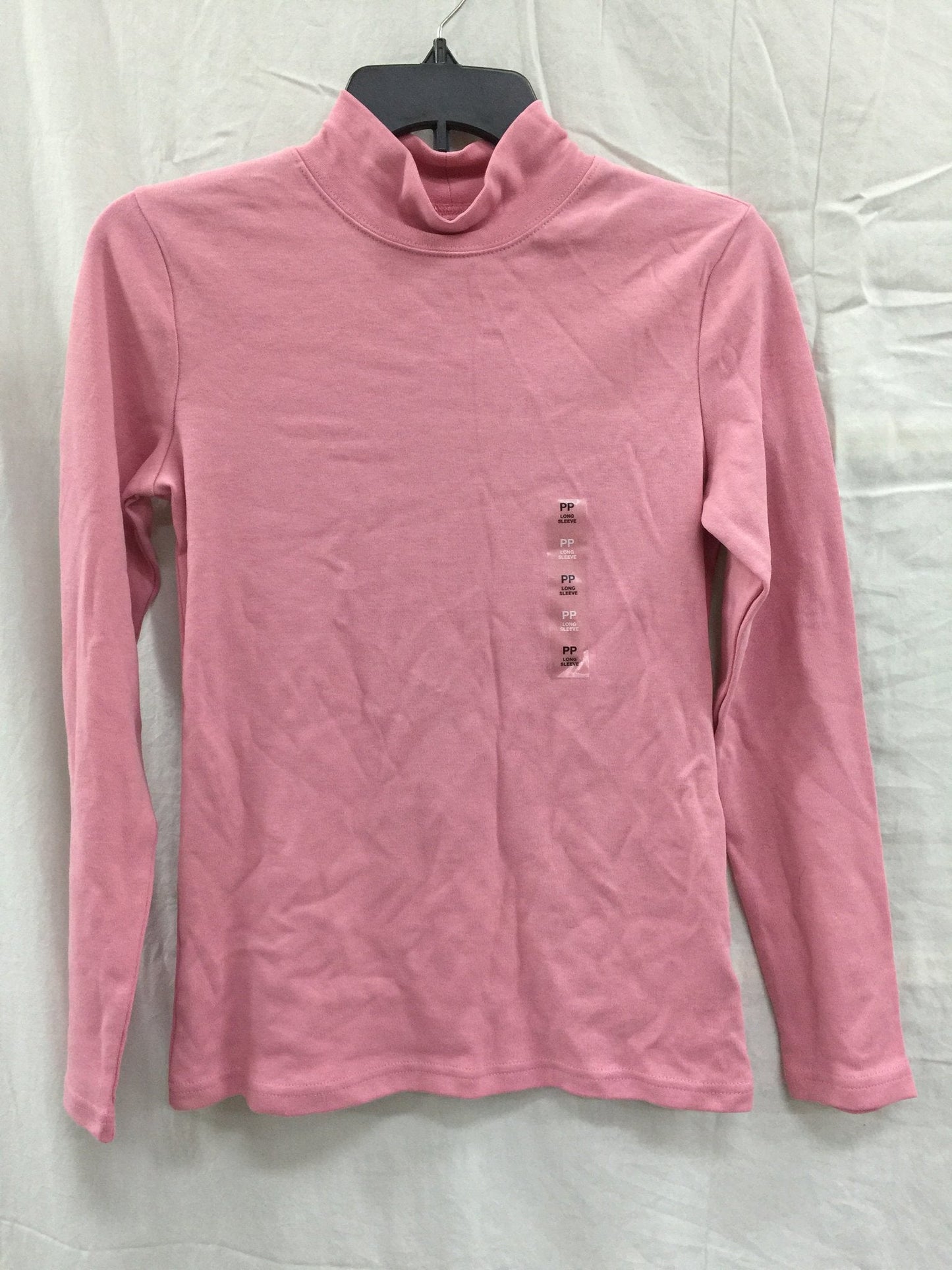 Karen Scott Long Sleeve Mockneck Sweater PINK P/S PETITE