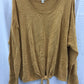 Style & Co Sweater Tie Front Pullover Ginger XL