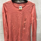 CHARTER CLUB Long Sleeve Solid Crew Sweater Med Orange S
