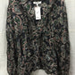 WILLIAM RAST Printed Peasant Top Blue Graphite XL