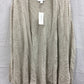 Charter Club Sweater Longsleeve Ottoman Textured Cardigan Beige S - New Without Tag