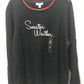 CHARTER CLUB Long Sleeve Sweater Weather Pullover Black 2XL