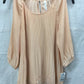 NY Collection Cold Shoulder Top Pale Blush Medium