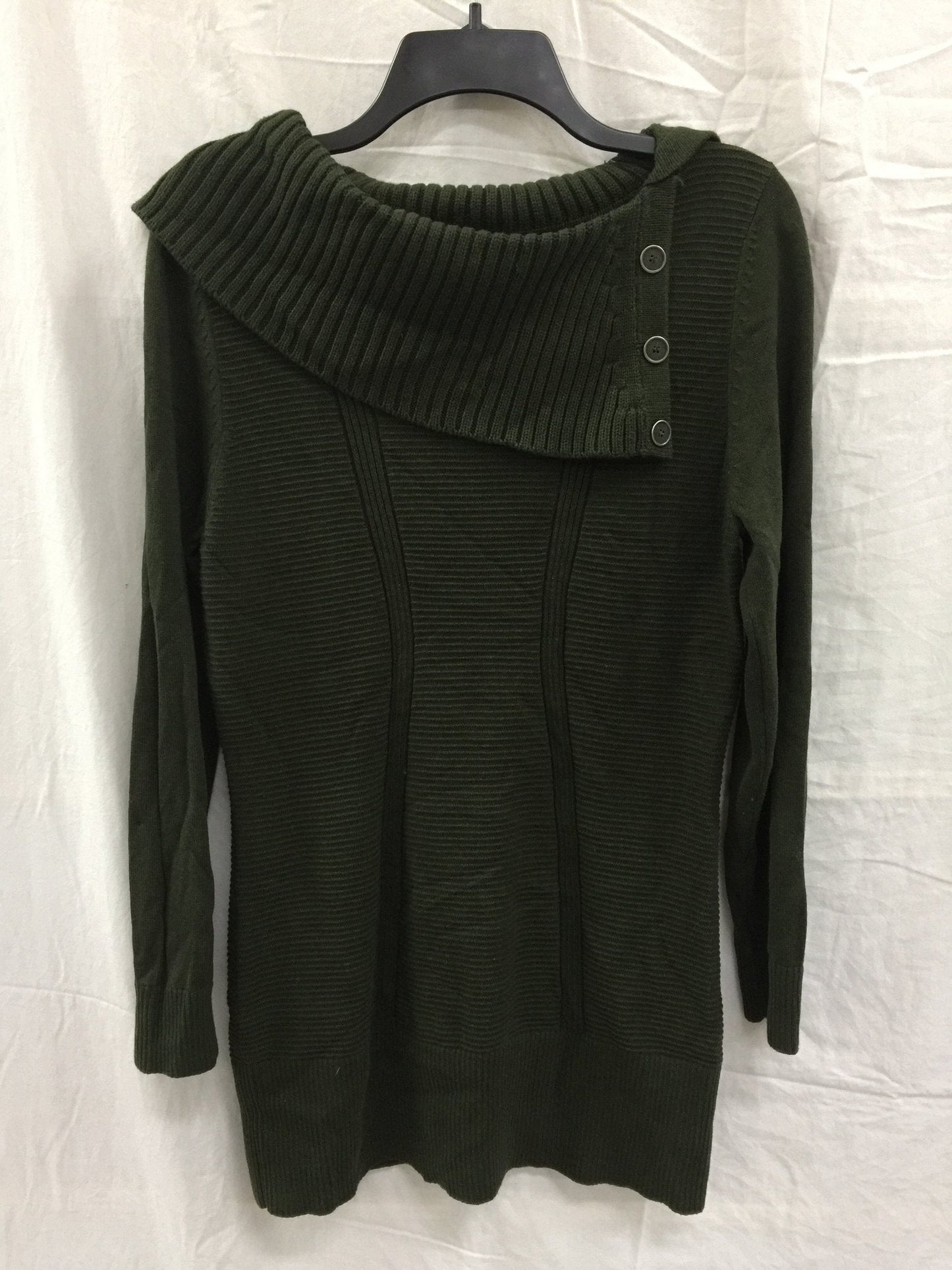Style & Co Bodycon Pullover Sweater  Green 2XL