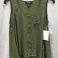 Style Co Petite Button-Front Tank Olive Spring PS