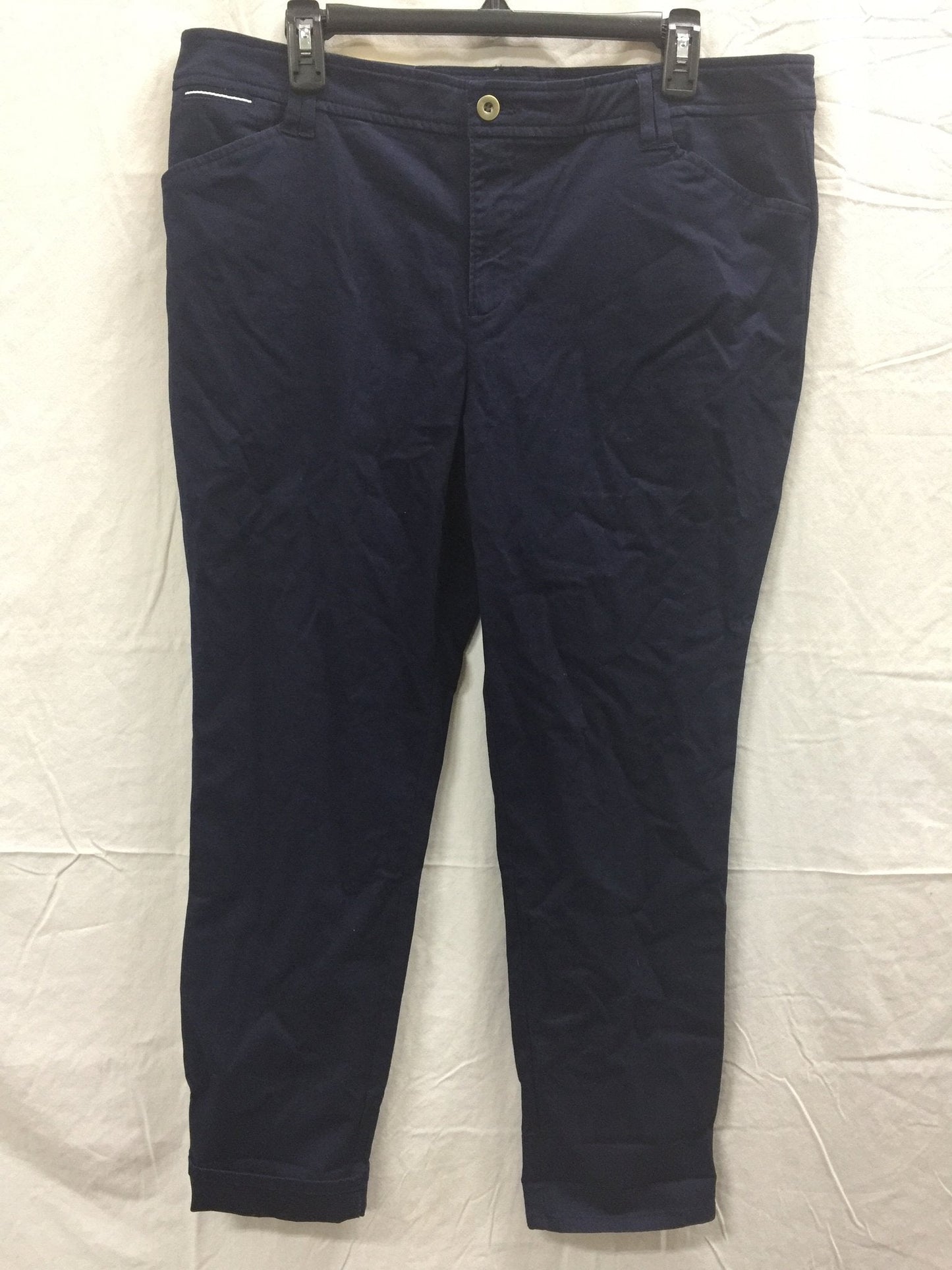 Charter Club Solid Chino Pant Blue 14P