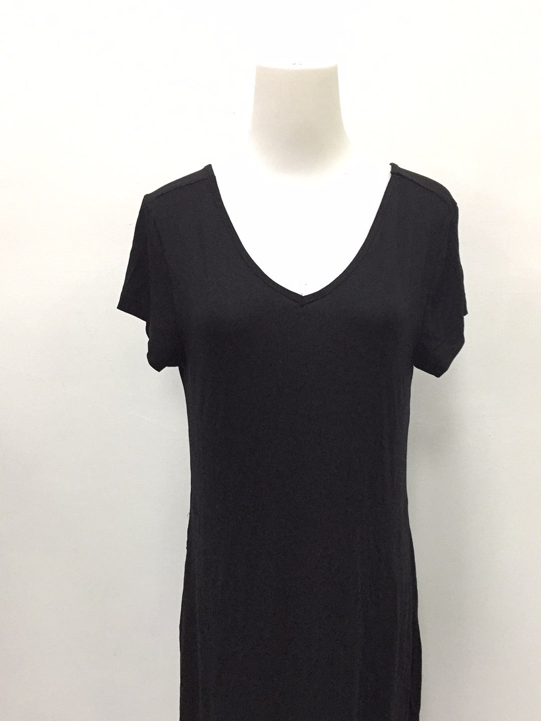 INKIVY INKIVY Womens Double V- Neck Black S