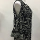 Style & Co Women's Blouse Nylon Black M Pre-Owned 14166