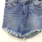 We The Free Womens Cotton Shorts Blue 25 Pre-Owned 14702