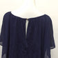 Michael Kors Scoop-Neckline Top True Navy XL