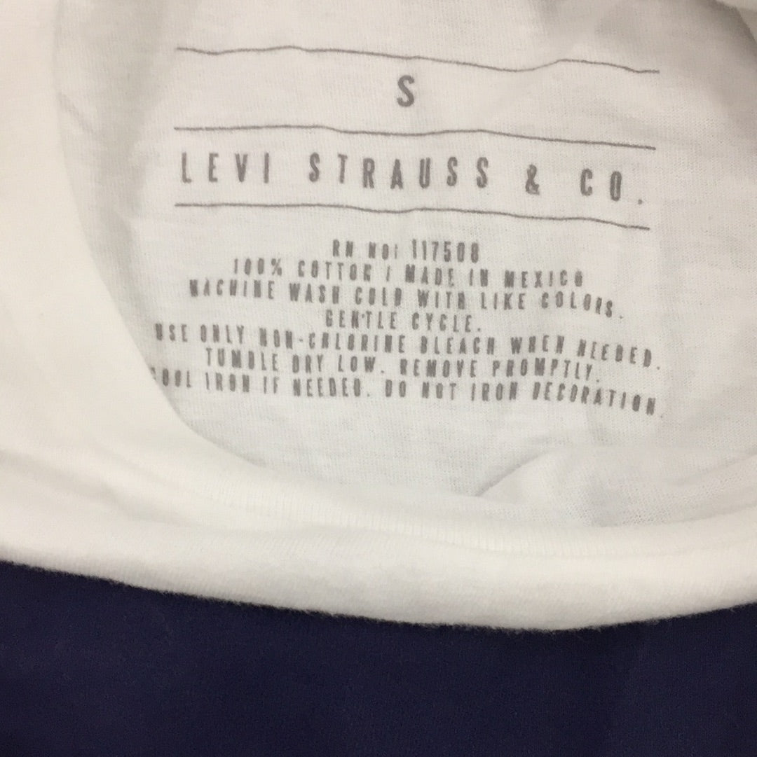 Levis Mens Graphic-Print T-Shirt White S