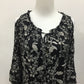 Style & Co Women's Blouse Nylon Black M Pre-Owned 14166