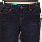 INC Navy Cropped Curvy Fit Skinny Casual Jeans 4P