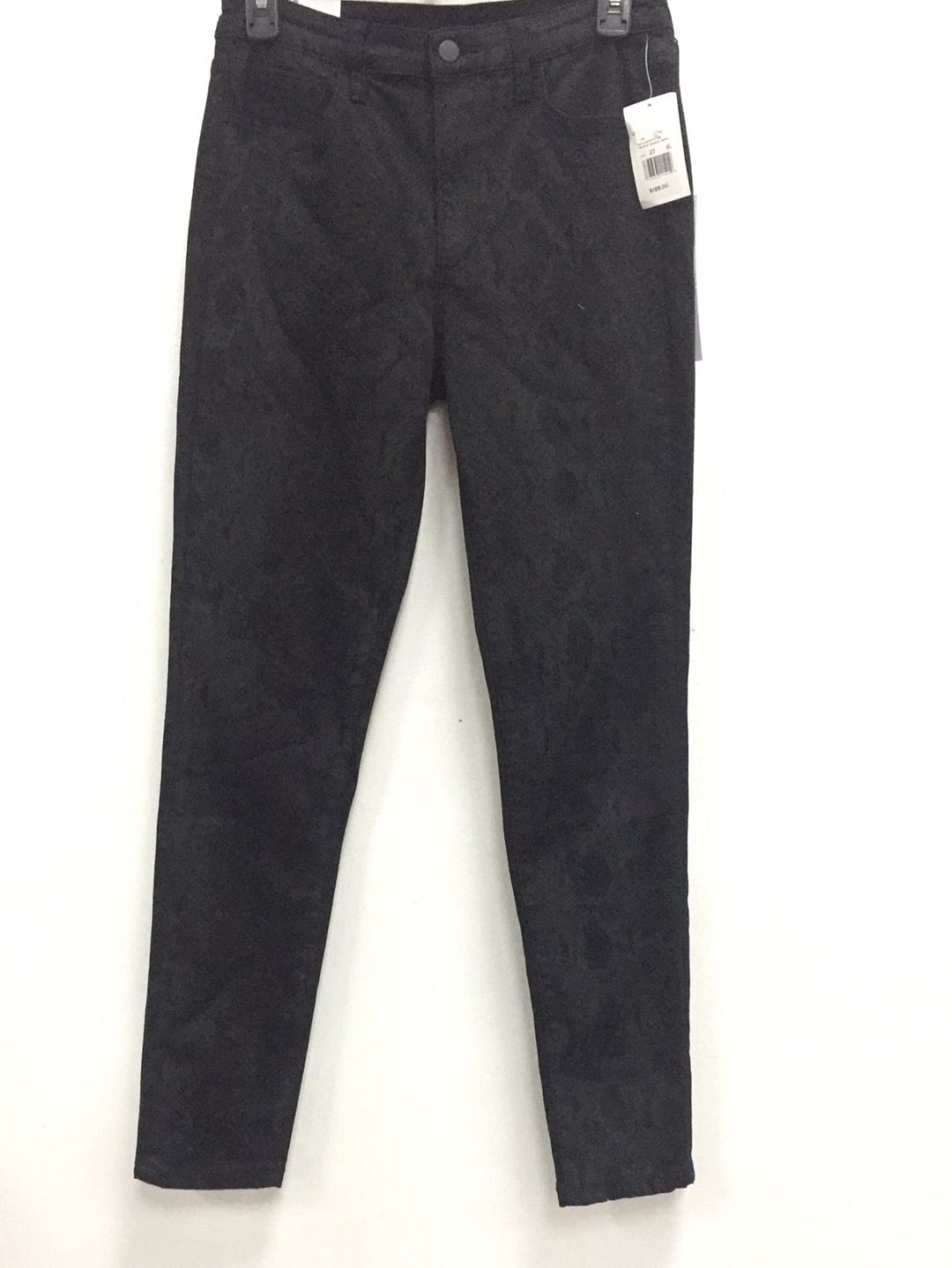 Joes Jeans Charlie Snake-Embossed Skinny Black Snake Print 27