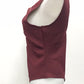 Free People First Call Bodysuit Pomegranite Wine M